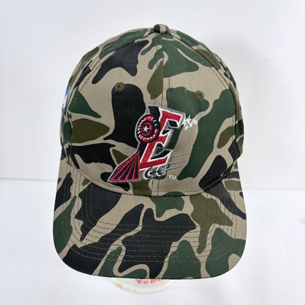 Round Rock Express Hat Camo Snapback Alcoa MiLB Baseball Cap Woodland Camouflage